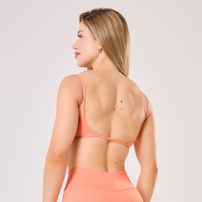 Top Básico Pêssego