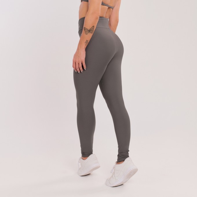 Calça Legging Básica Cinza Urbano