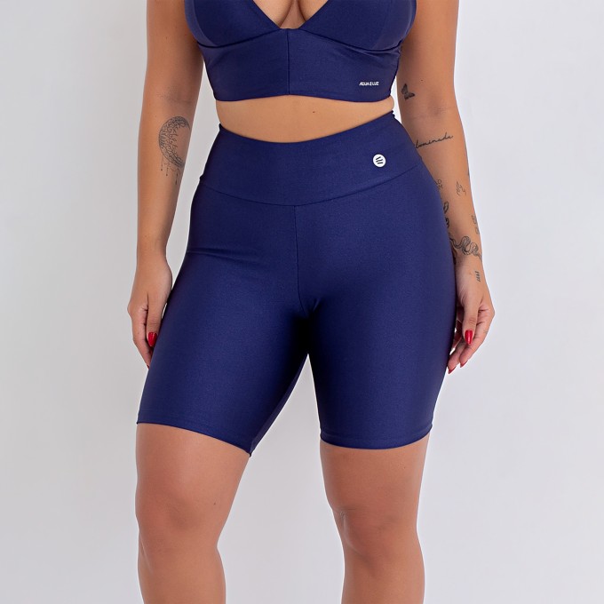 Bermuda Ciclista Azul Marinho